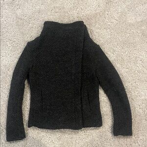 Women's charcoal gray /Blackish Sweater jacket